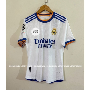 Real Madrid 2021/22 Home Kit – Player Edition Half Sleeve