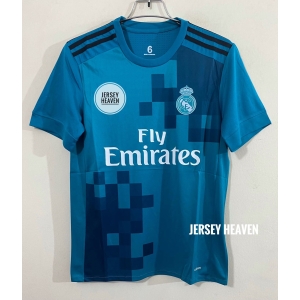 Real Madrid 2017/18 Third Bicycle Kit – Retro  Edition Half Sleeve