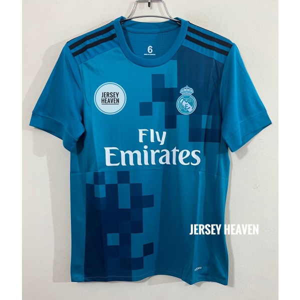 Real Madrid 2017/18 Third Bicycle Kit – Retro  Edition Half Sleeve