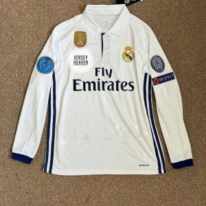 Real Madrid 2016/17 Home Retro Kit - Full Sleeve