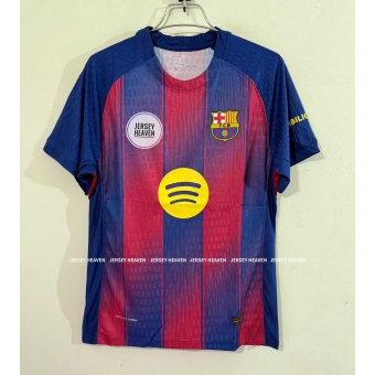 Barcelona 2025/26 Home Kit –Half Sleeve