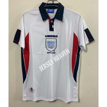 England 1998 Home Kit Half Sleeve