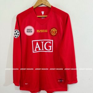 Manchester United 2007/08 Home Kit With Ronaldo 7