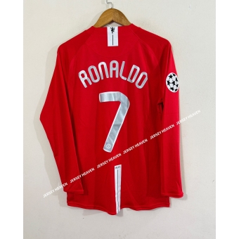 Manchester United 2007/08 Home Kit With Ronaldo 7