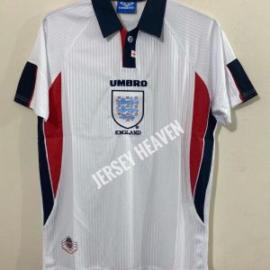England 1998 Home Kit Half Sleeve – Retro Edition