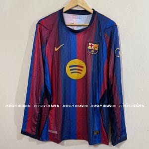 Barcelona 26/27 Home kit - Full sleeve - Player edition