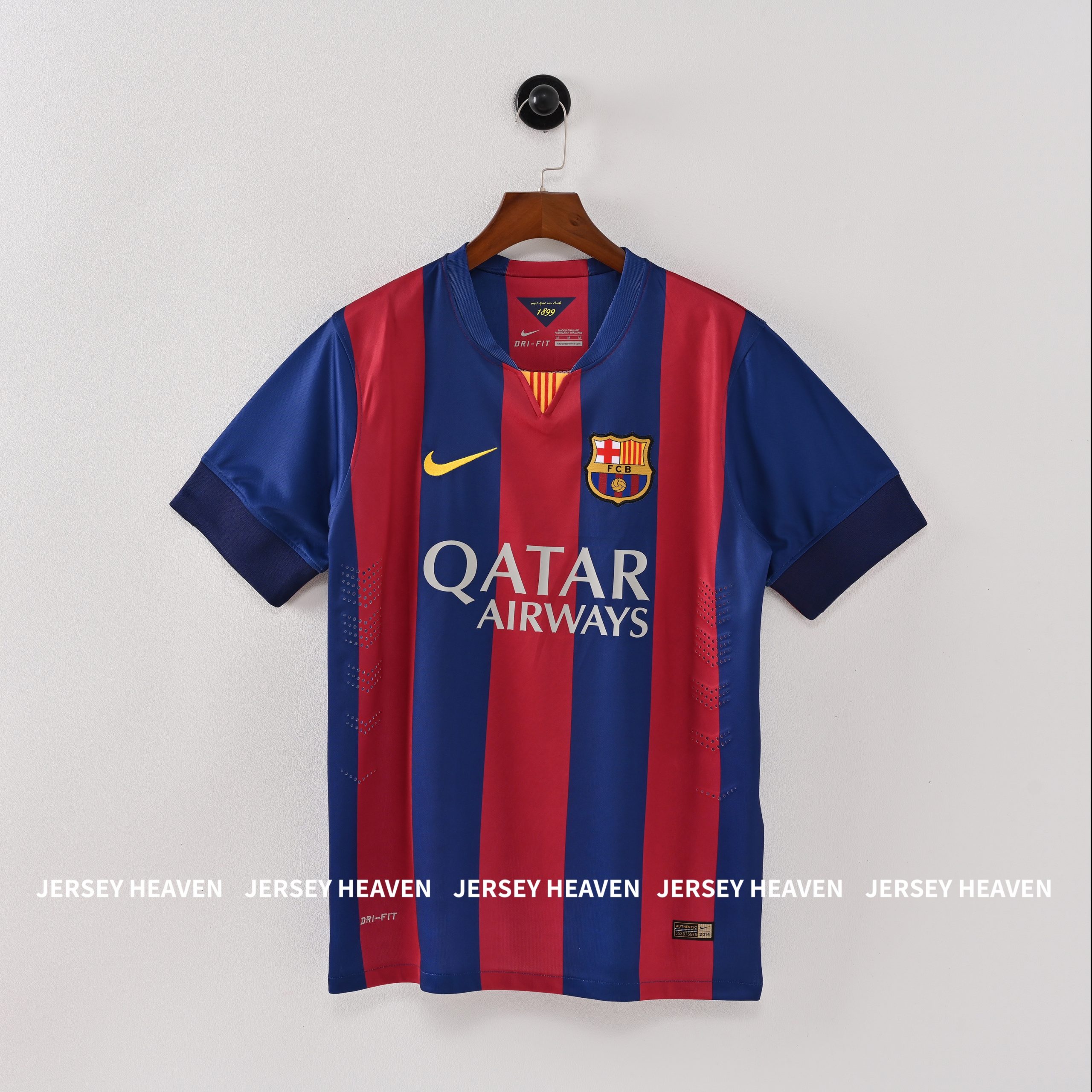 Barca 14/15 Home Retro Half sleeve
