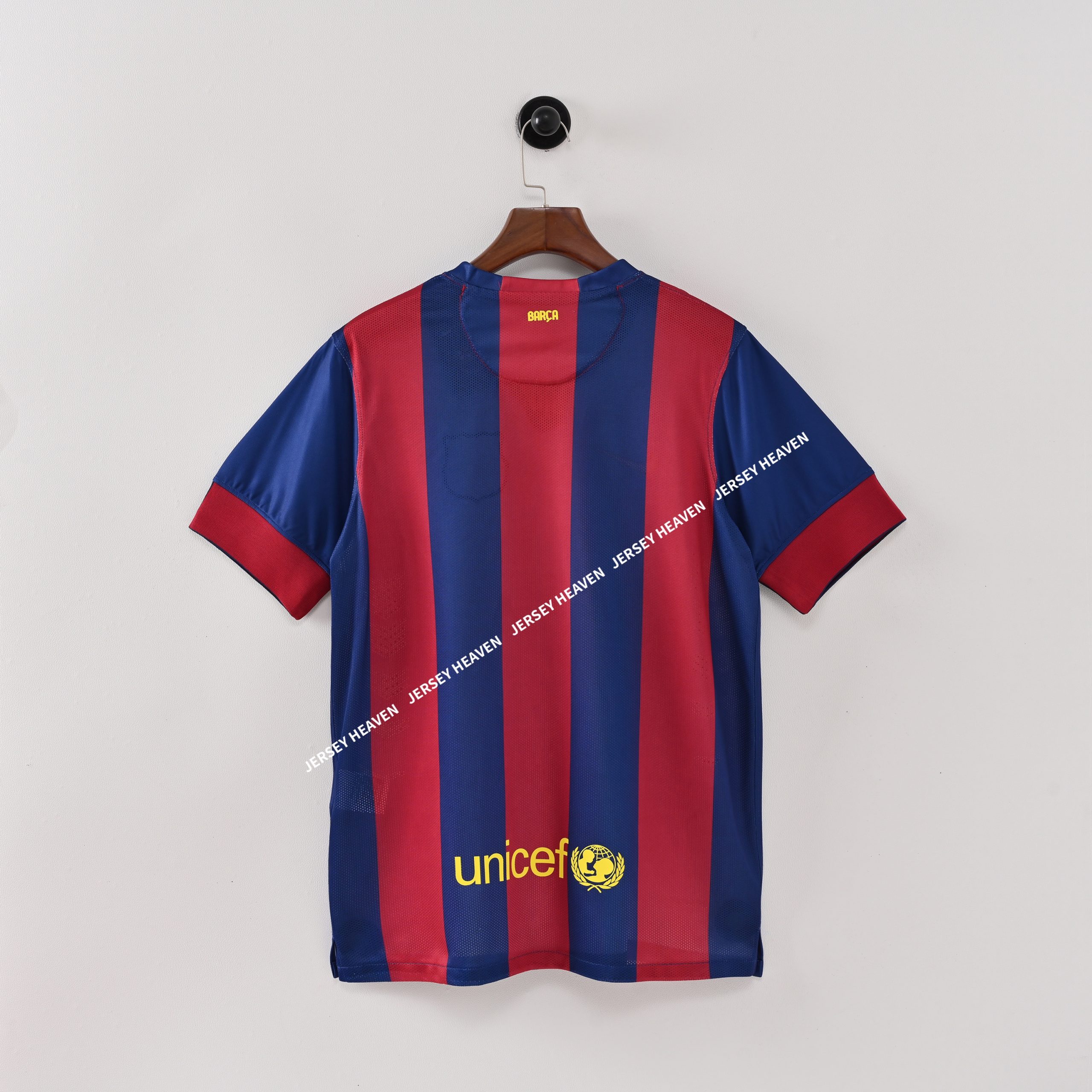Barca 14/15 Home Retro Half sleeve - Image 4