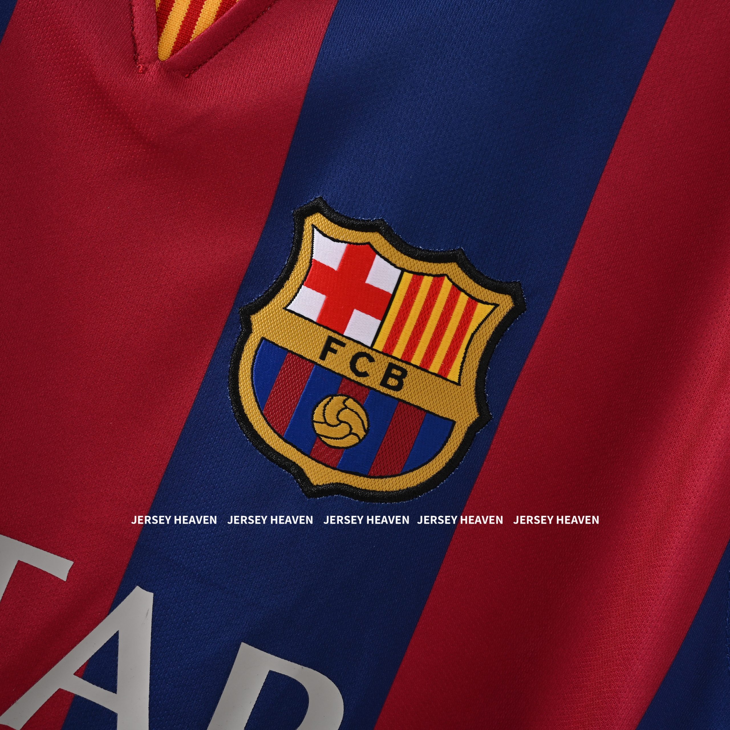 Barca 14/15 Home Retro Half sleeve - Image 2