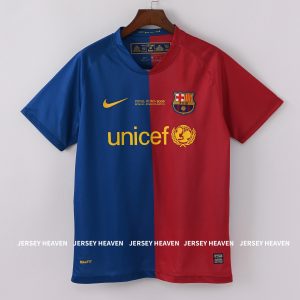 Barcelona 2008/9 Home Retro Half sleeve