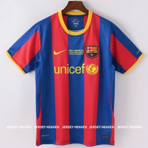 Barcelona 2010/11 Home Retro Half sleeve