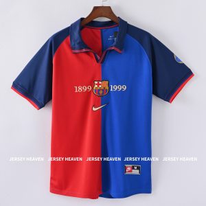 Barcelona 1999/2000 Kit Half sleeve 100 Anniversary Retro Edition